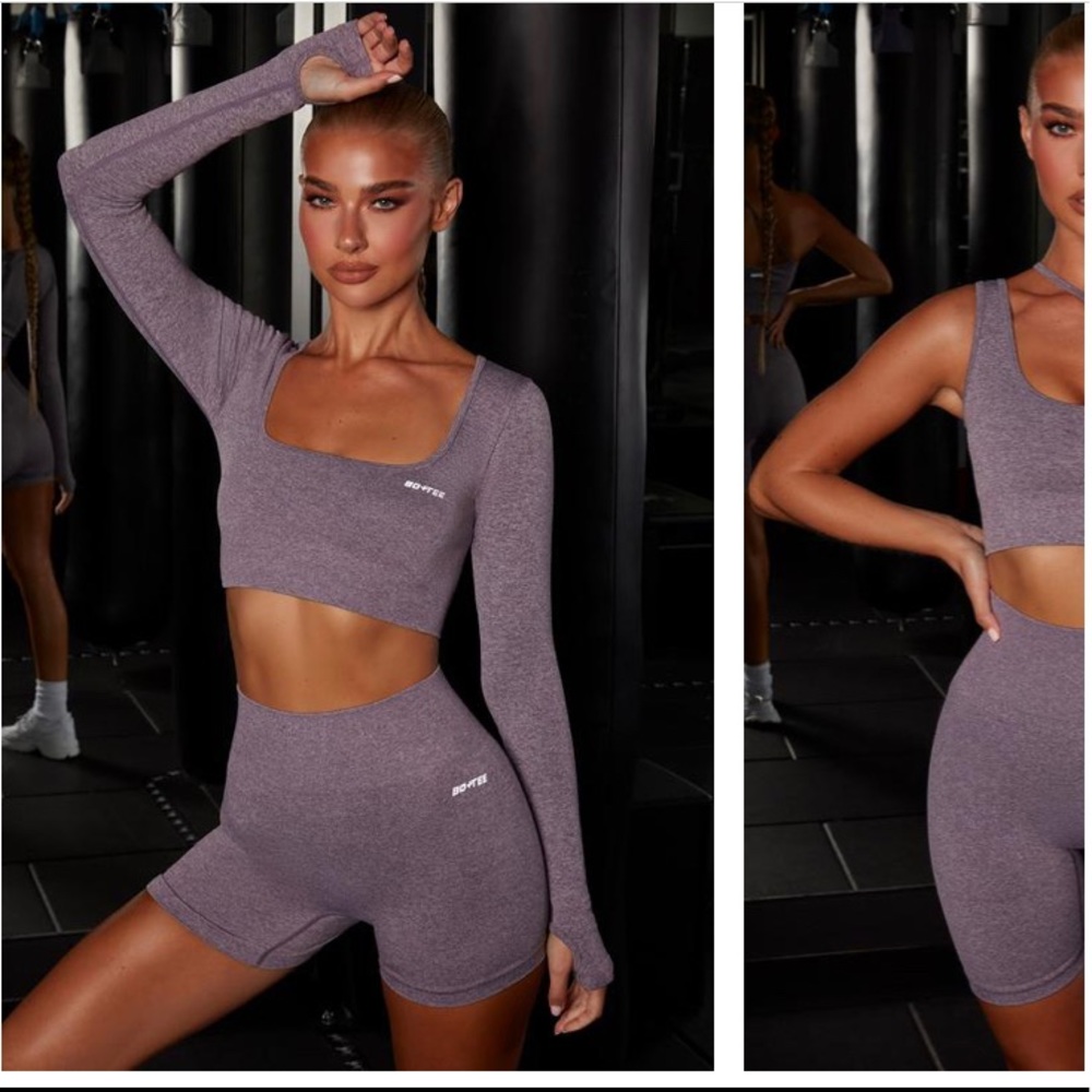 Bo + Tee Active High Waisted Shorts